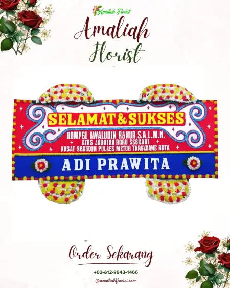 Papan Bunga Ucapan Selamat Sumberasri